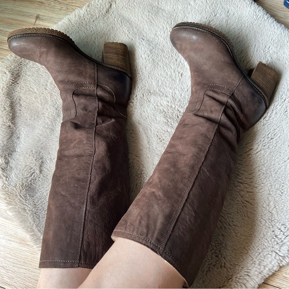 Carvela by Kurt Geiger Brown Knee-High Women's Boots Heels Sz 39 US 8.5 - Picture 14 of 14
